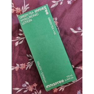 Innisfree Green Tea Hyaluronic Lotion Hydrating K-Beauty Moisturizer New